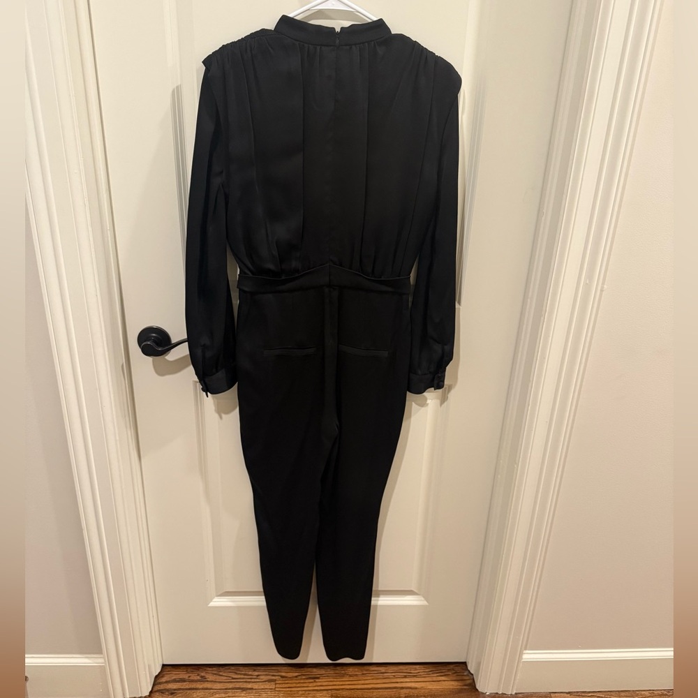 Veronica Beard Kavia Jumpsuit Black Size 0 Long Sleeve - Picture 6 of 12